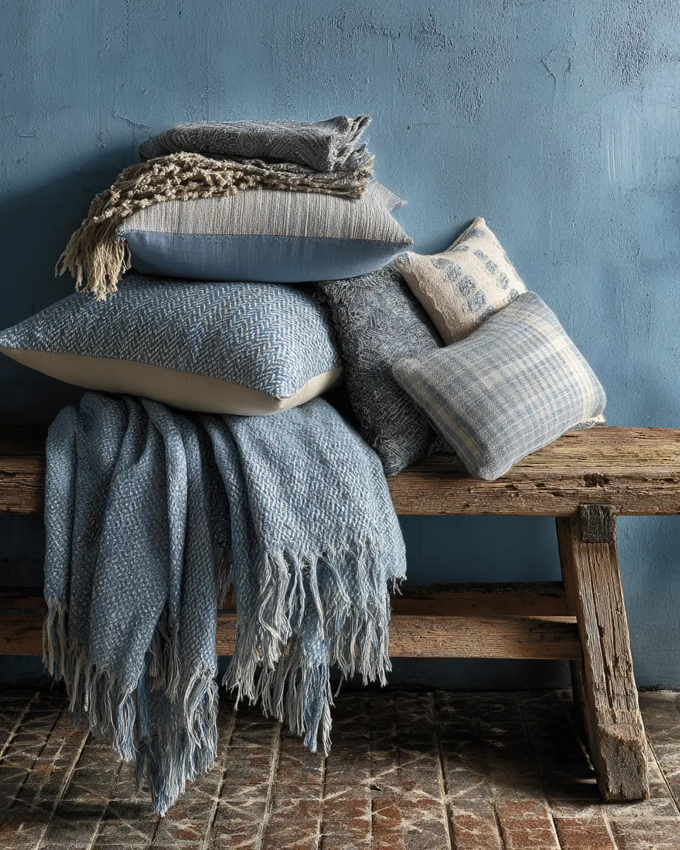 Sky Blue Classic Balcony Decor Ideas