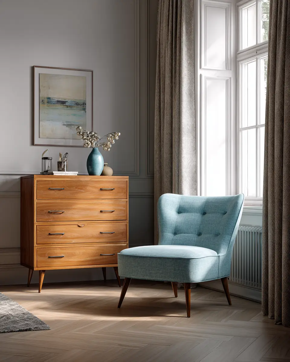 Sky Blue Classic Bedroom Decor Ideas