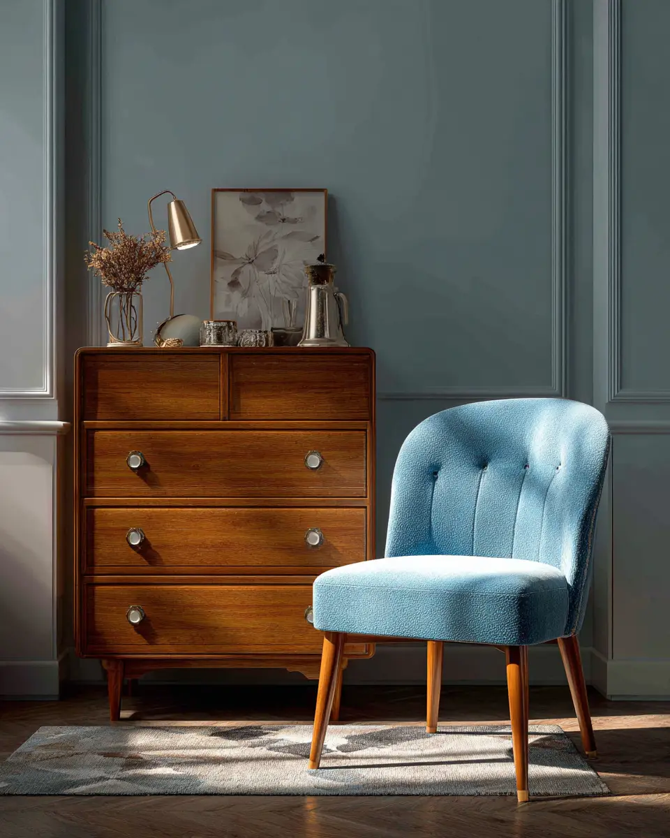 Sky Blue Classic Bedroom Decor Ideas