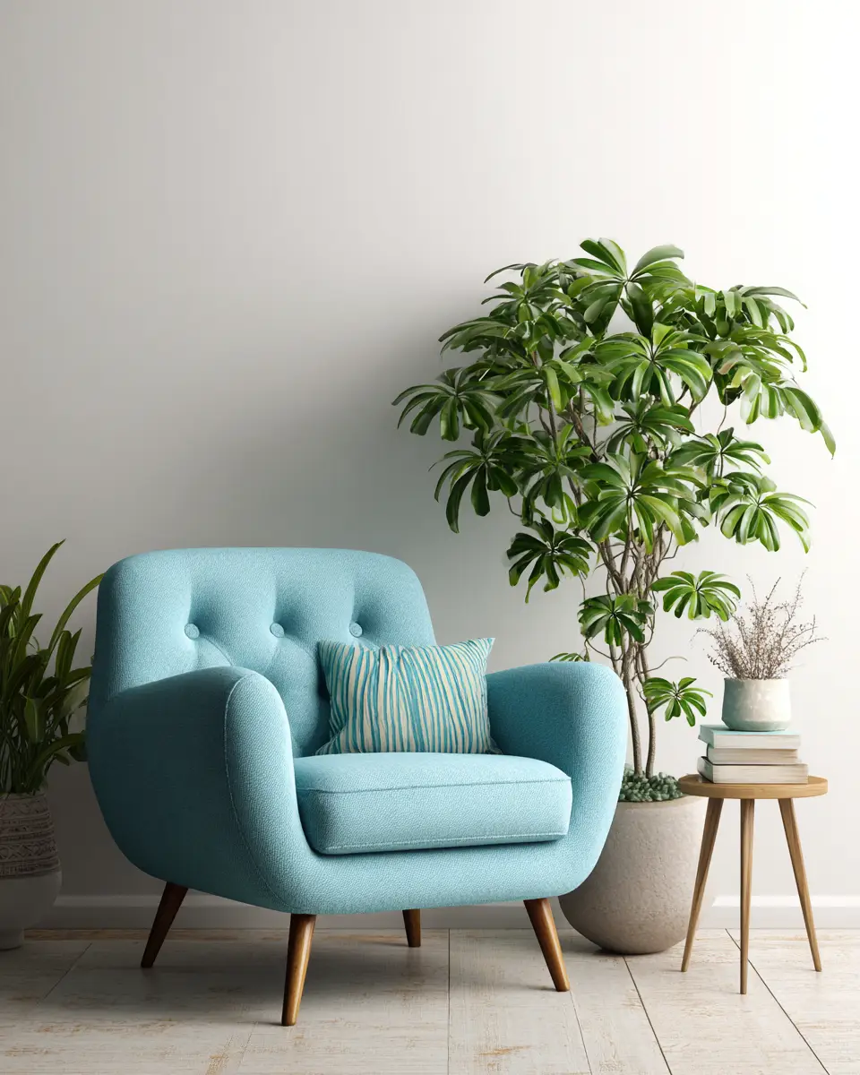 Sky Blue Classic Living Room Decor Ideas