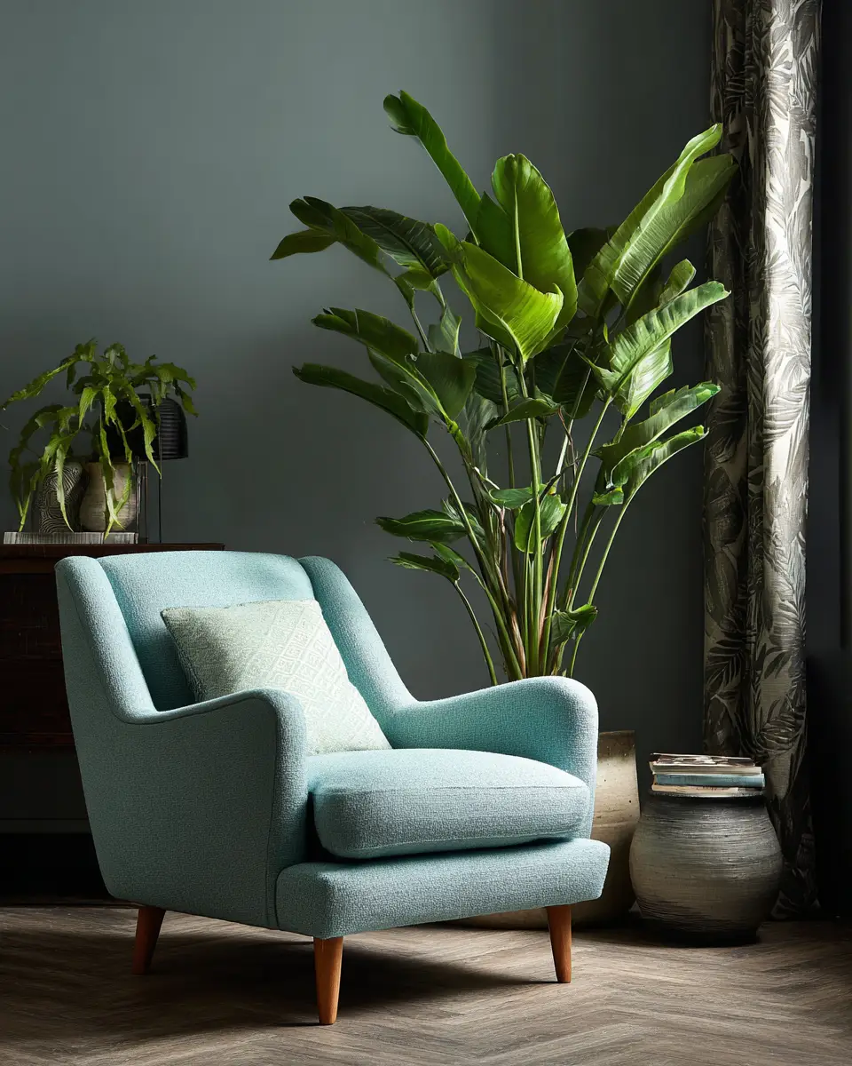 Sky Blue Classic Living Room Decor Ideas