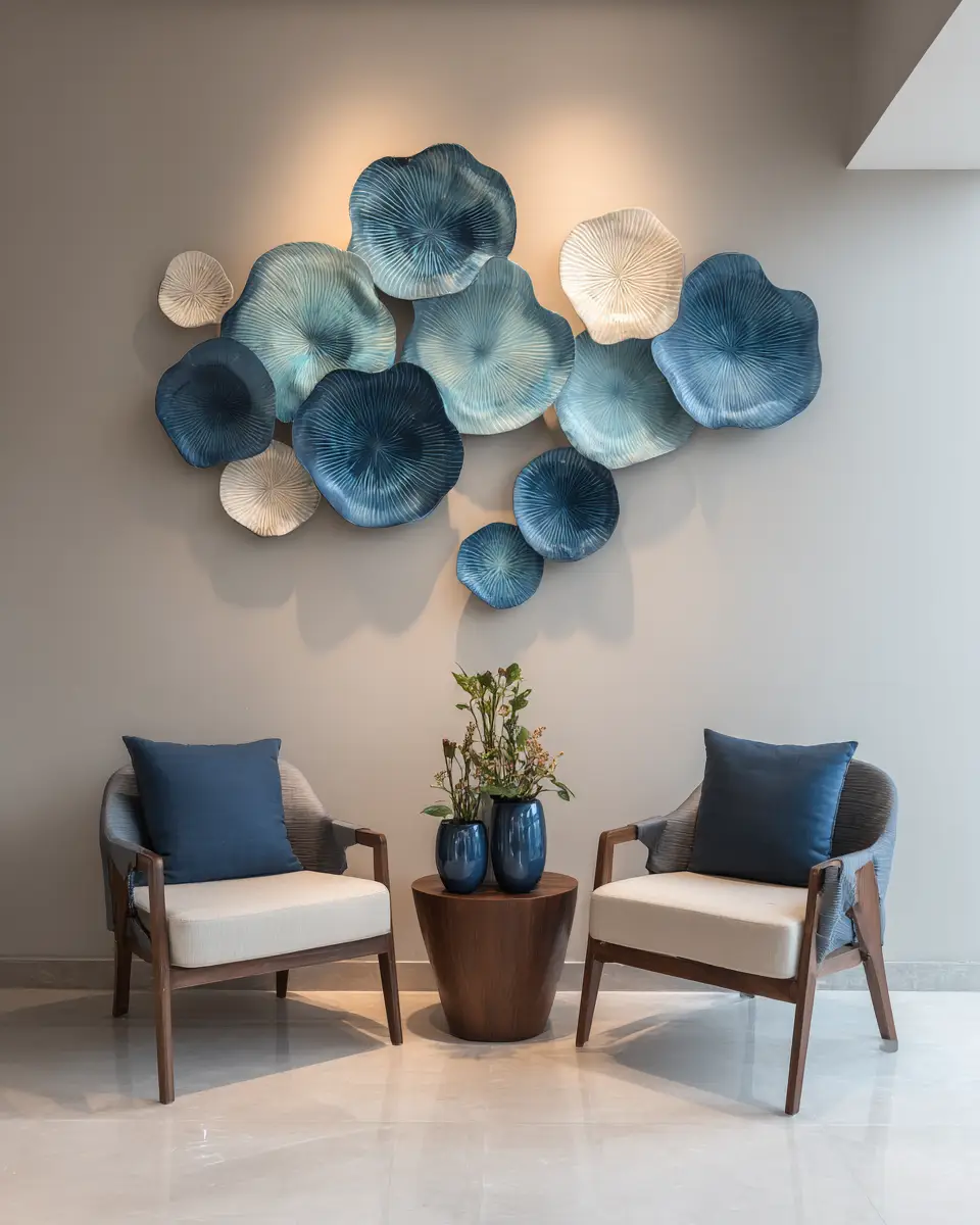 Sky Blue Contemporary Balcony Decor Ideas