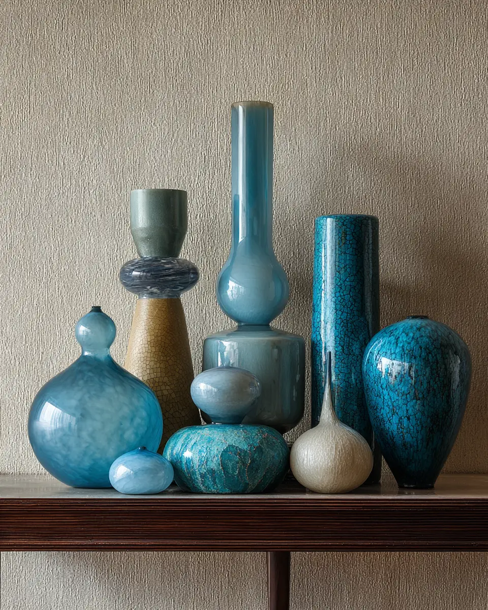 Sky Blue Modern Entryway Decor Ideas