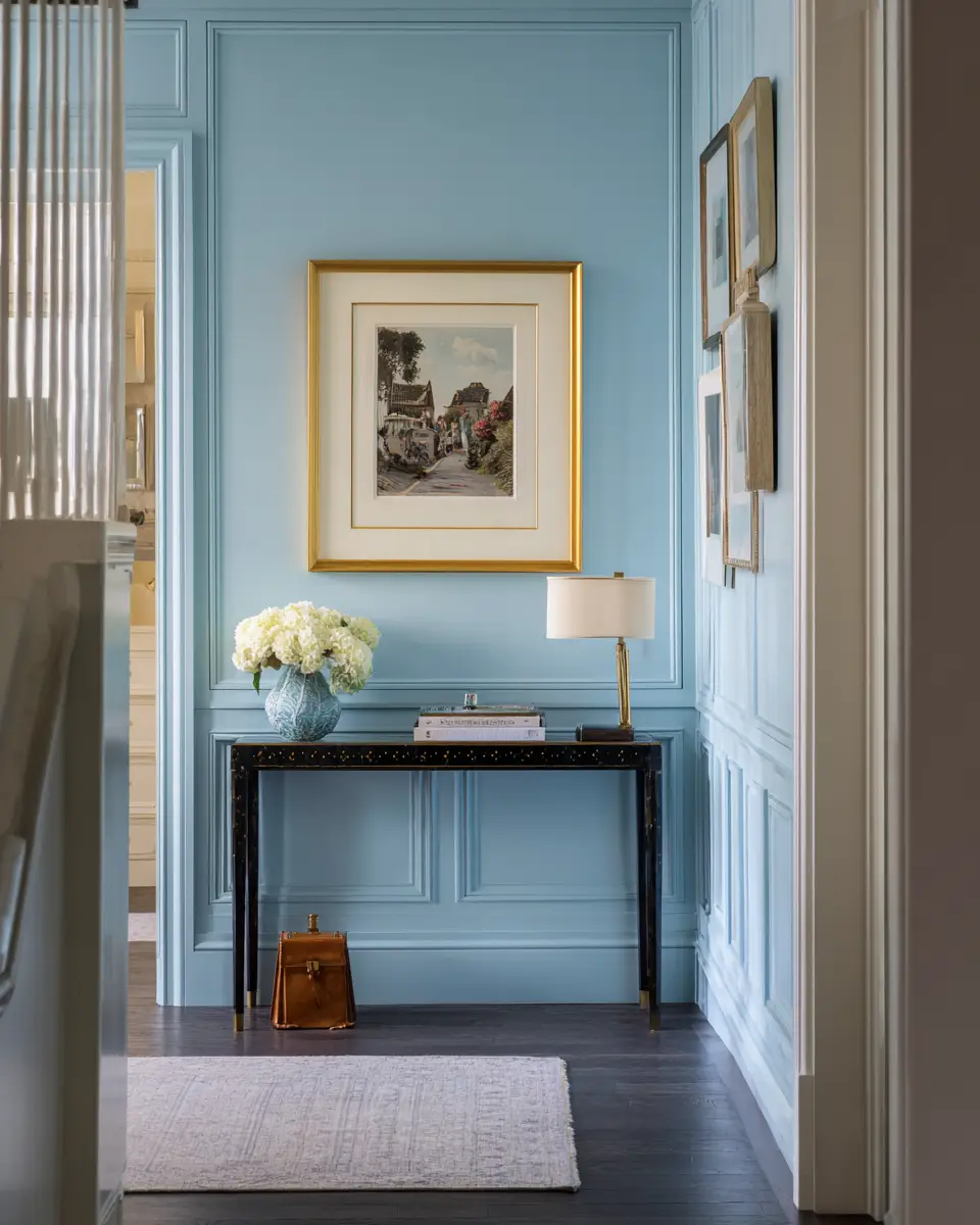 Sky Blue Modern Entryway Decor Ideas