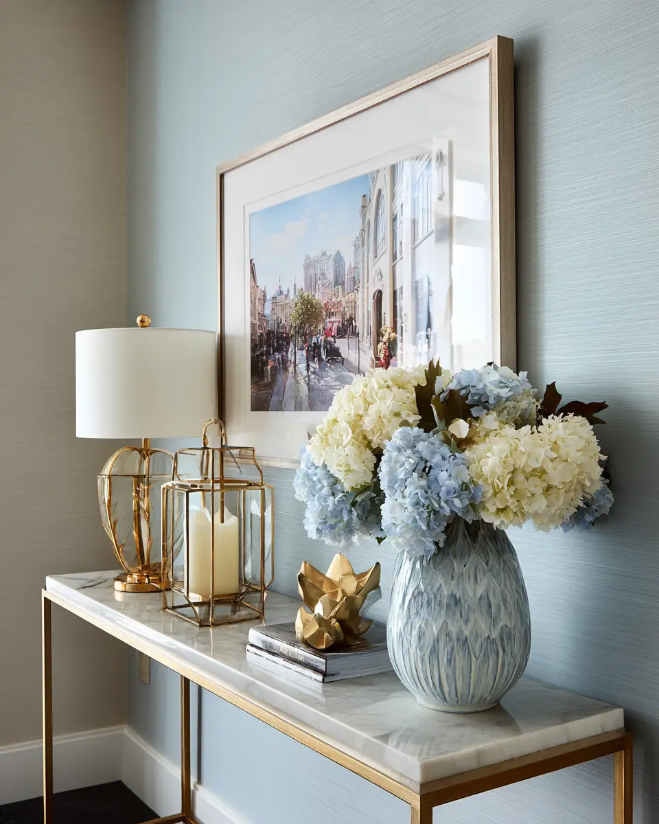 Sky Blue Modern Entryway Decor Ideas