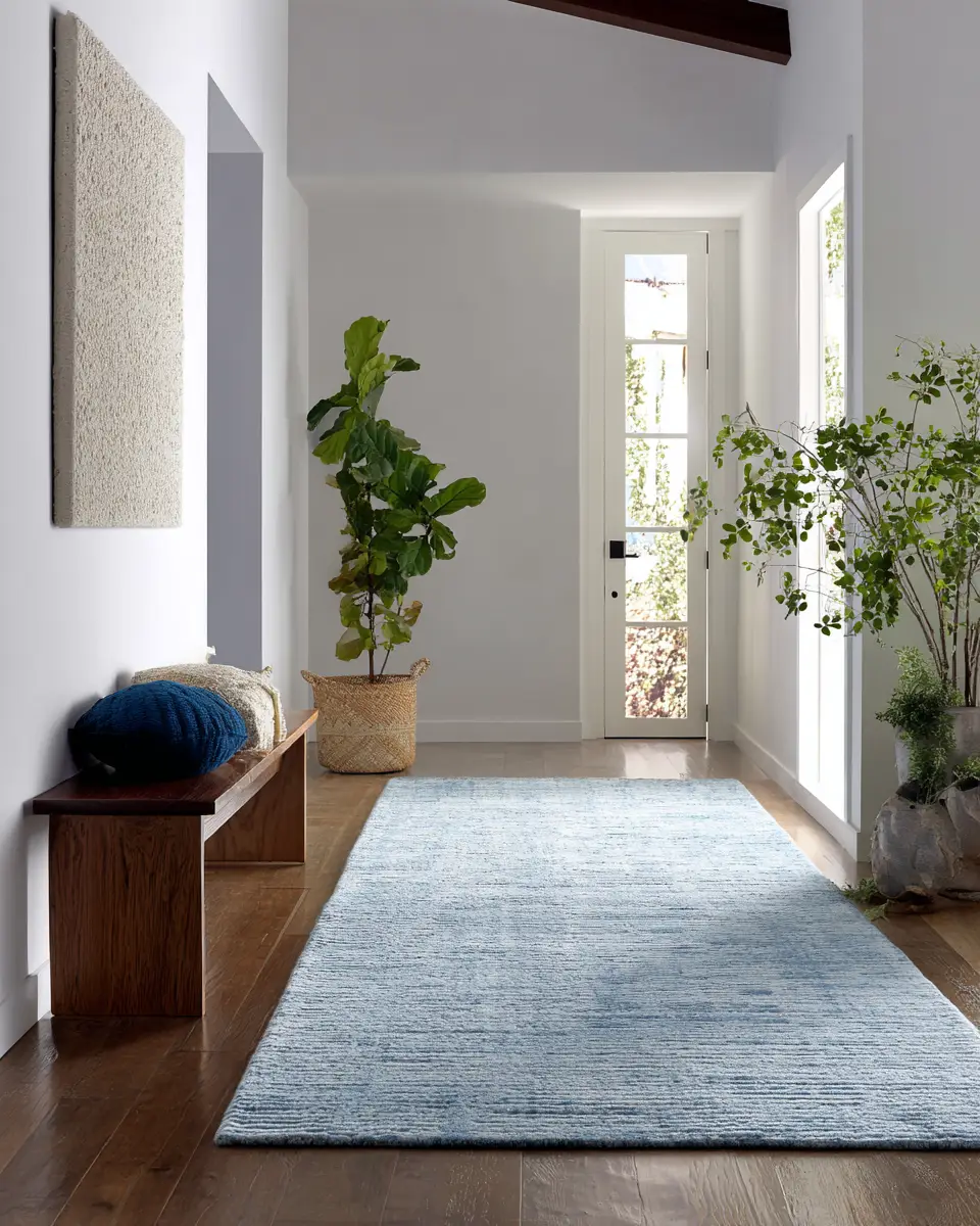 Sky Blue Modern Entryway Decor Ideas