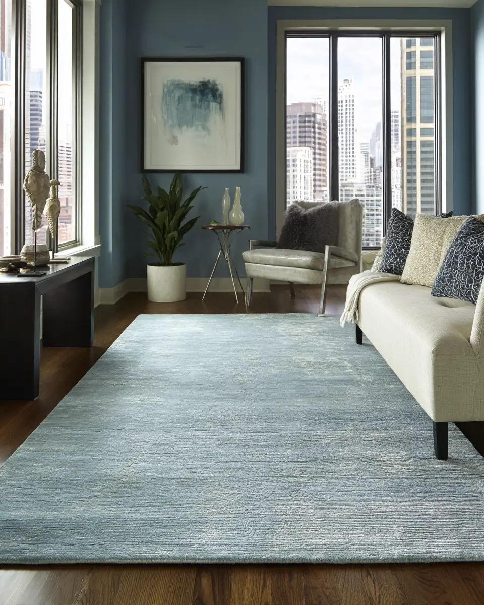 Sky Blue Modern Entryway Decor Ideas