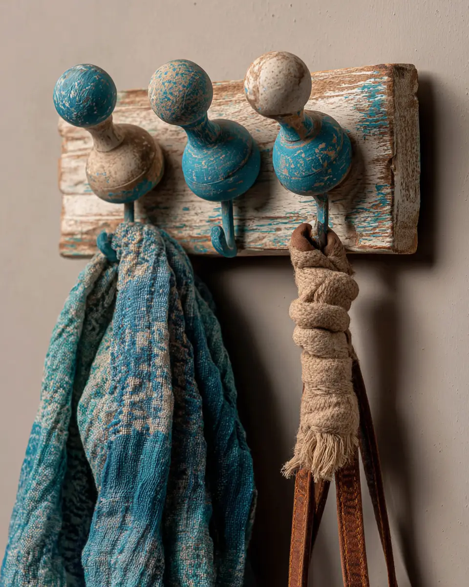 Sky Blue Rustic Entryway Decor Ideas