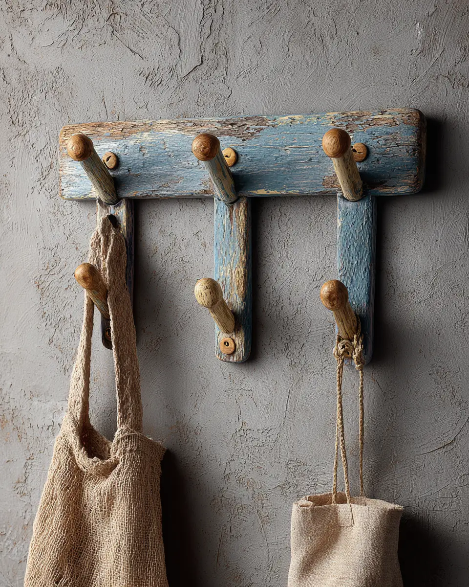 Sky Blue Rustic Entryway Decor Ideas