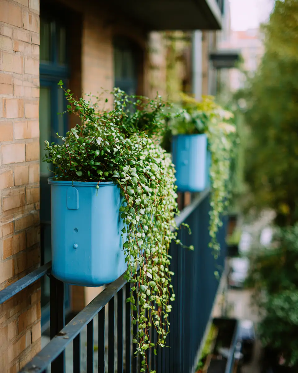 Sky Blue Scandinavian Balcony Decor Ideas