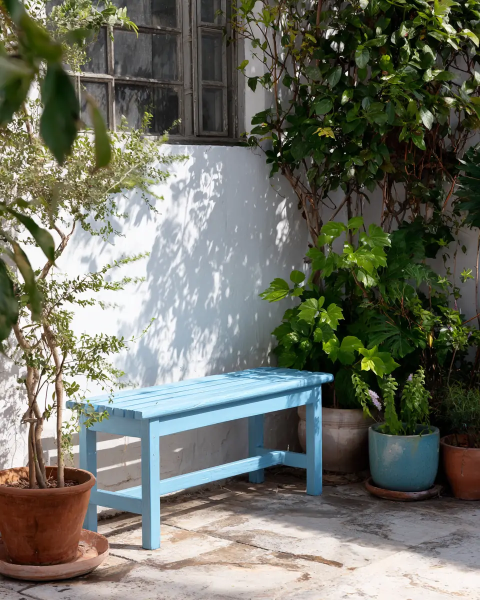 Sky Blue Scandinavian Balcony Decor Ideas