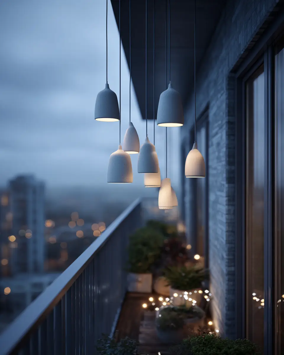 Sky Blue Scandinavian Balcony Decor Ideas