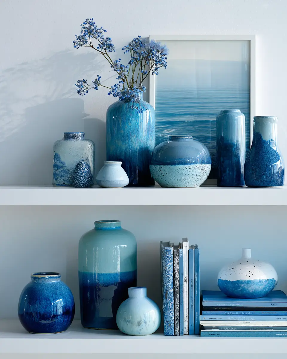 Sky Blue Scandinavian Living Room Decor Ideas