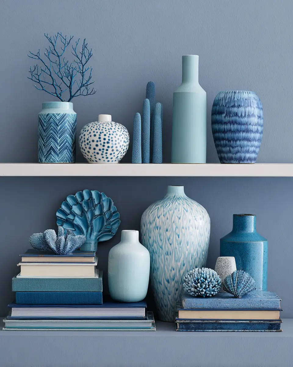 Sky Blue Scandinavian Living Room Decor Ideas