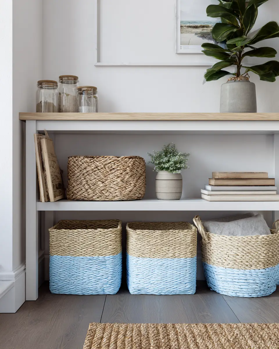 Sky Blue Scandinavian Living Room Decor Ideas