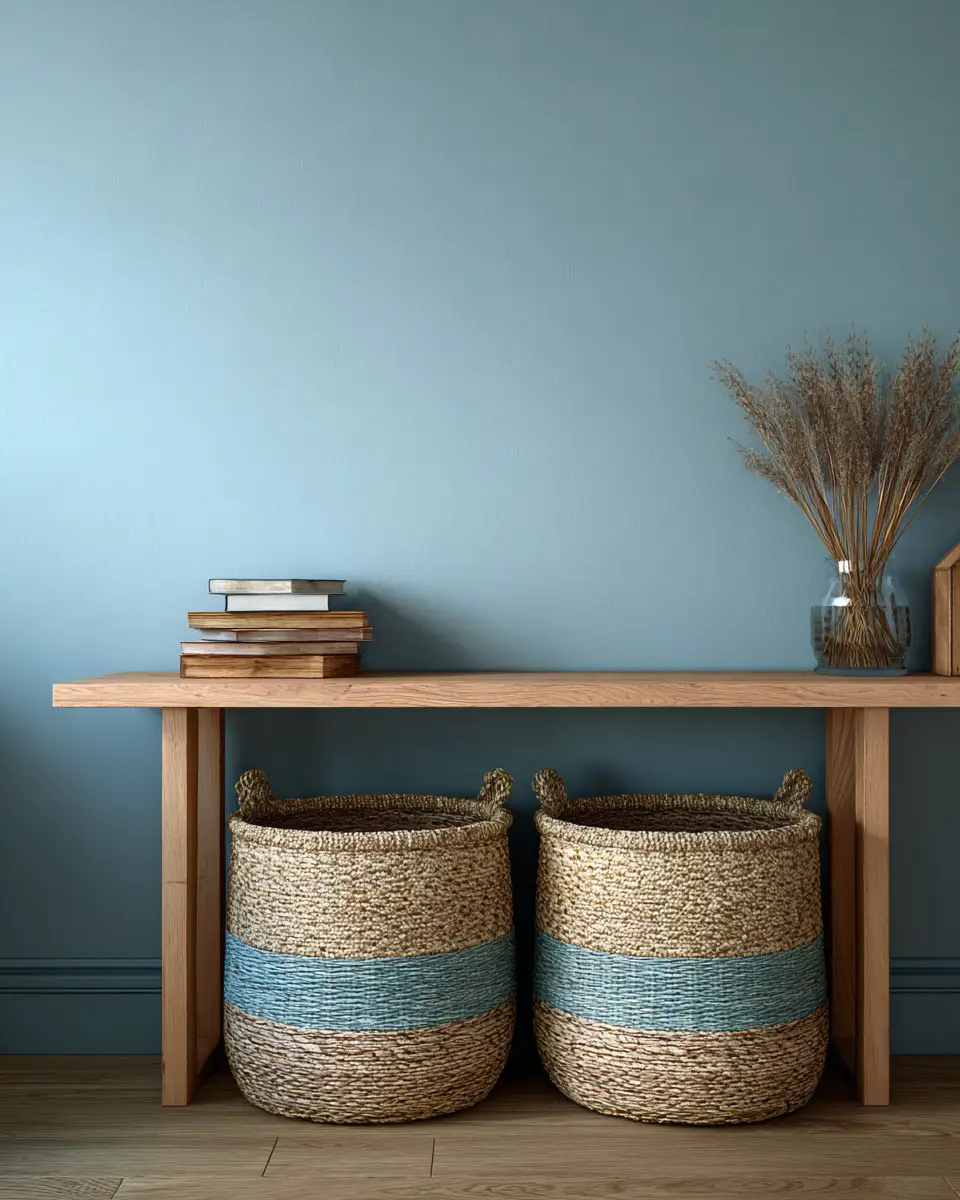 Sky Blue Scandinavian Living Room Decor Ideas