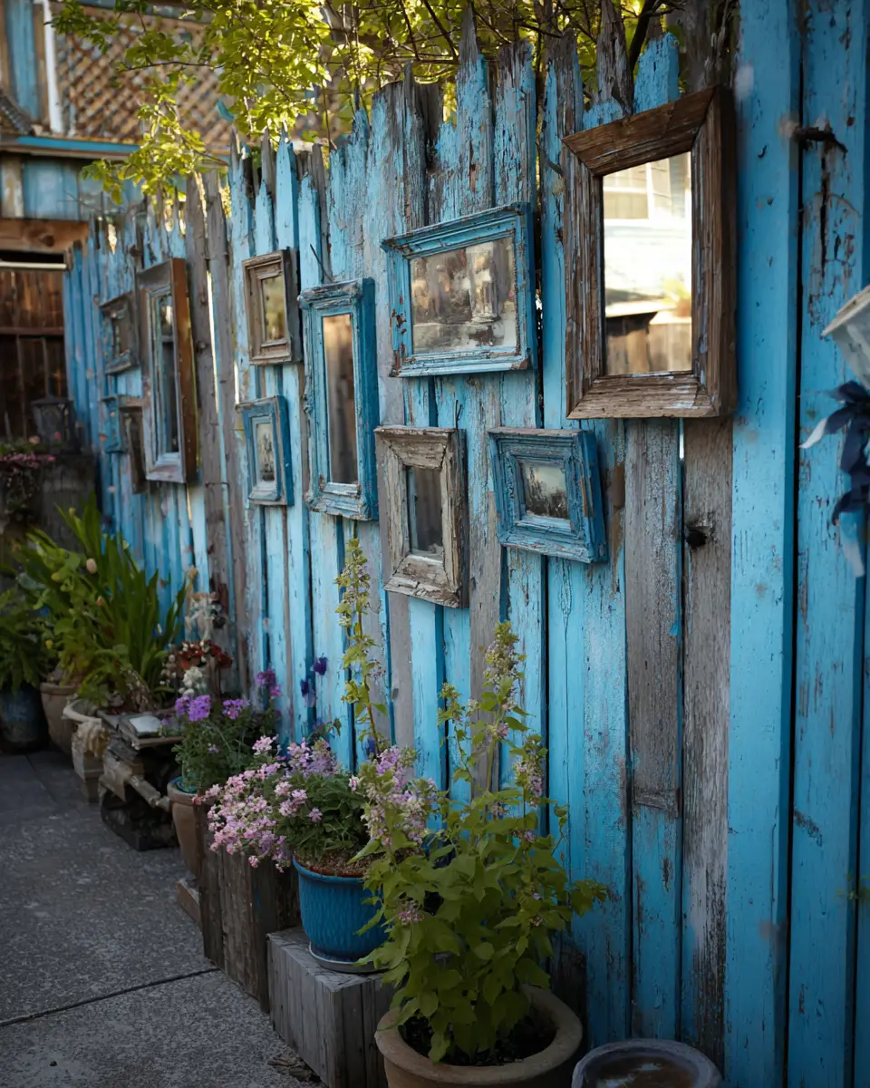 Sky Blue Vintage Patio Decor Ideas