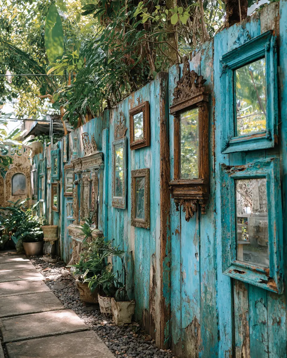 Sky Blue Vintage Patio Decor Ideas