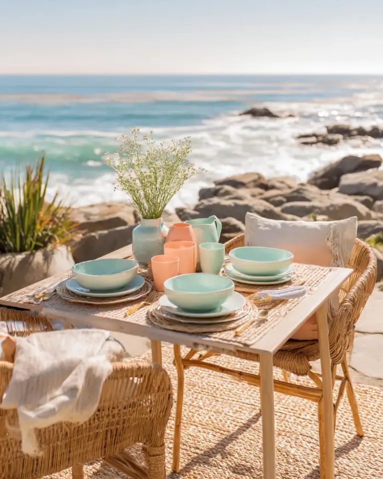 Small Space Coastal Patio Decor Ideas - Featured