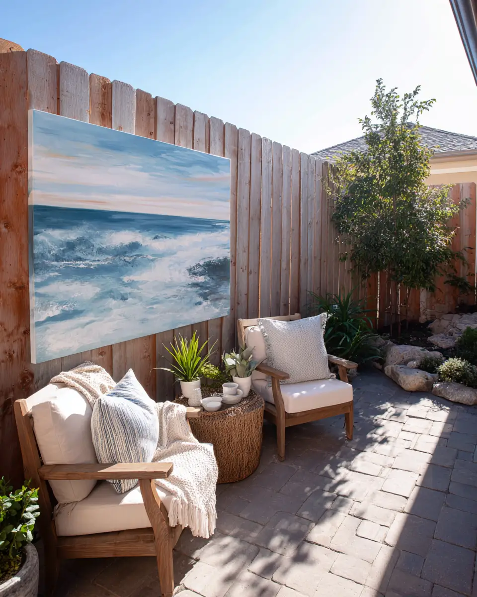 Small Space Coastal Patio Decor Ideas