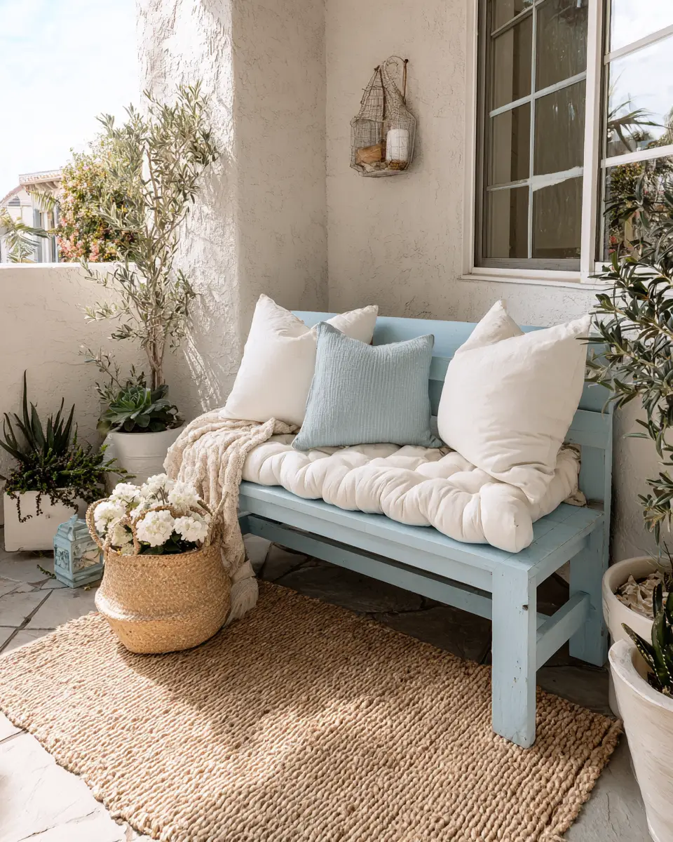 Small Space Coastal Patio Decor Ideas