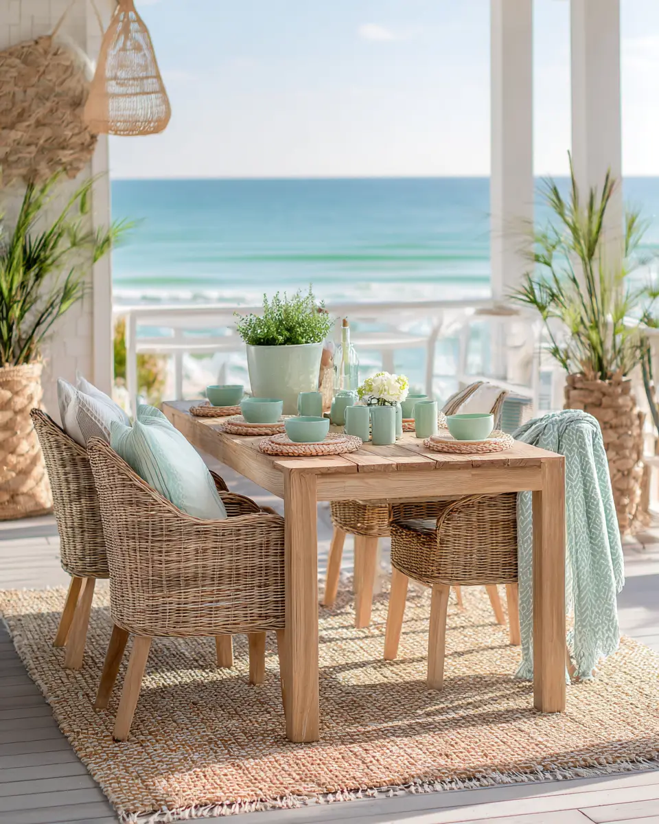 Small Space Coastal Patio Decor Ideas