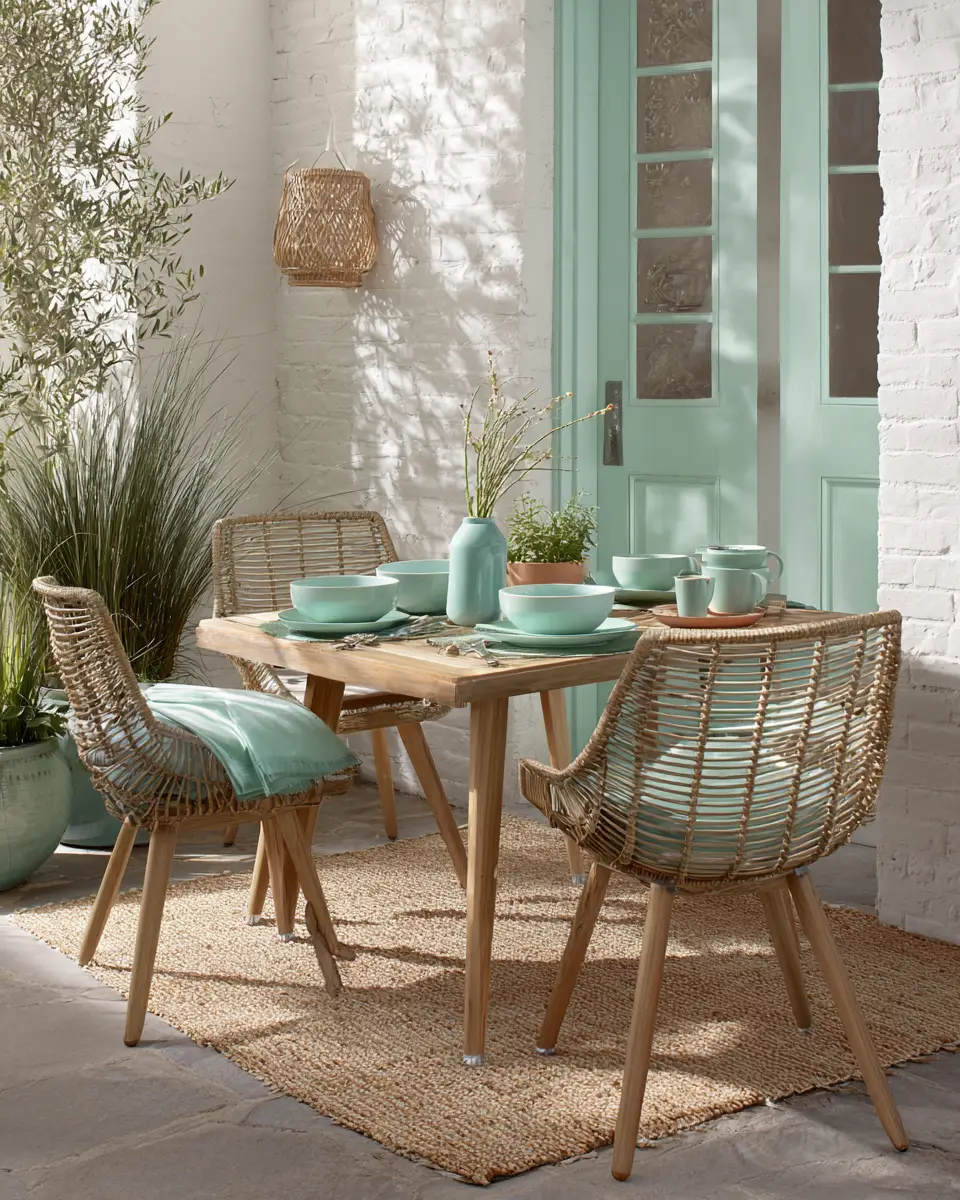 Small Space Coastal Patio Decor Ideas