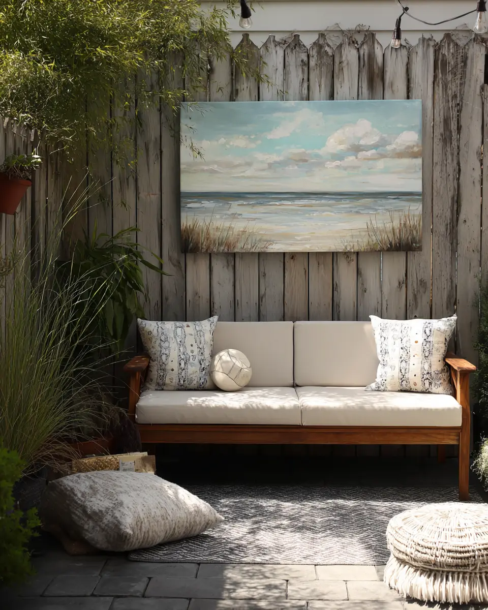 Small Space Coastal Patio Decor Ideas