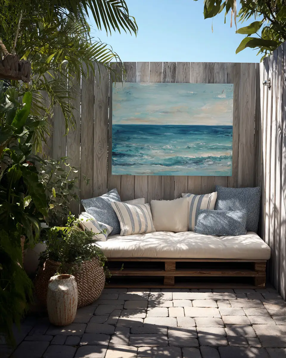Small Space Coastal Patio Decor Ideas