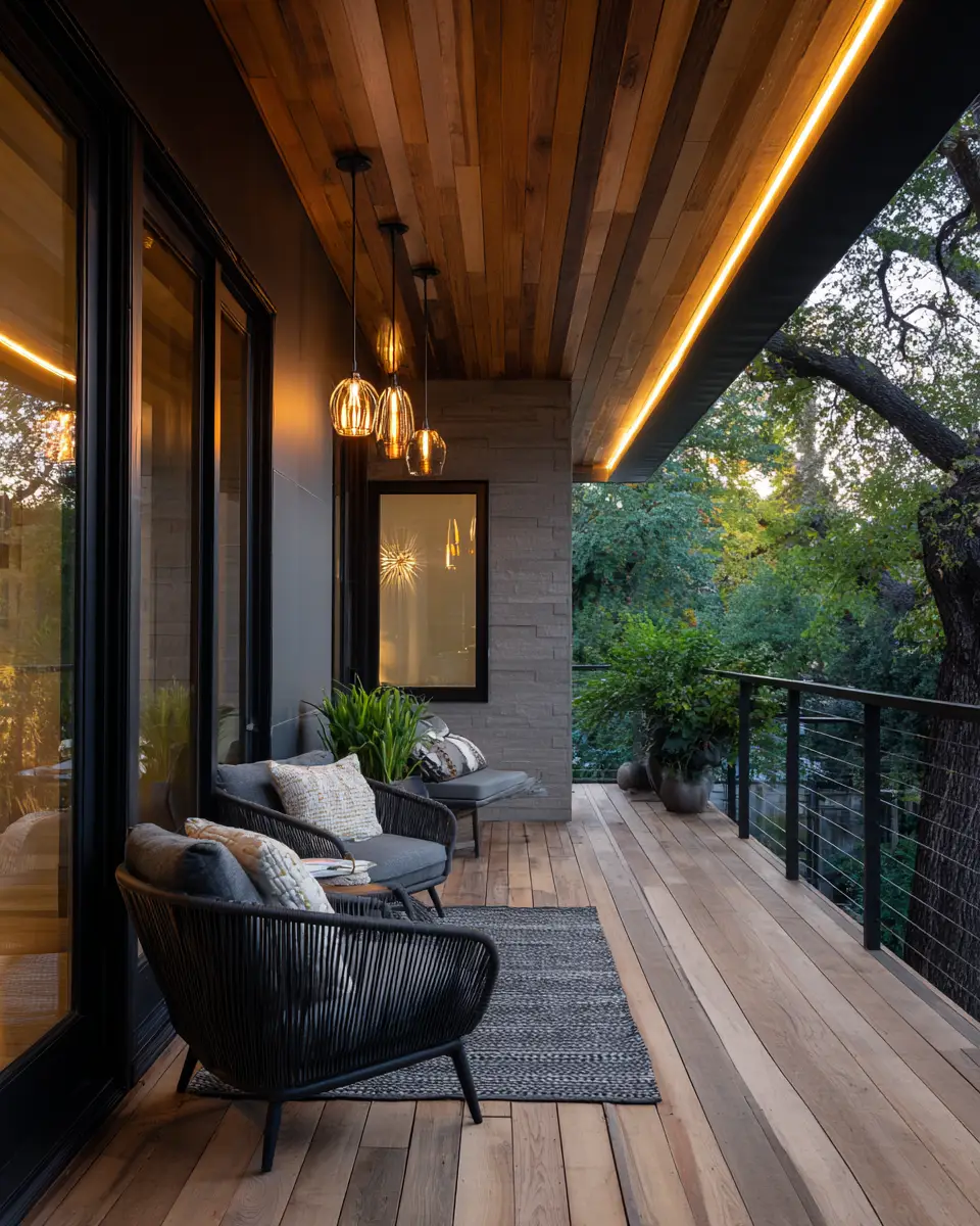 Small Space Contemporary Porch Decor Ideas - Featured