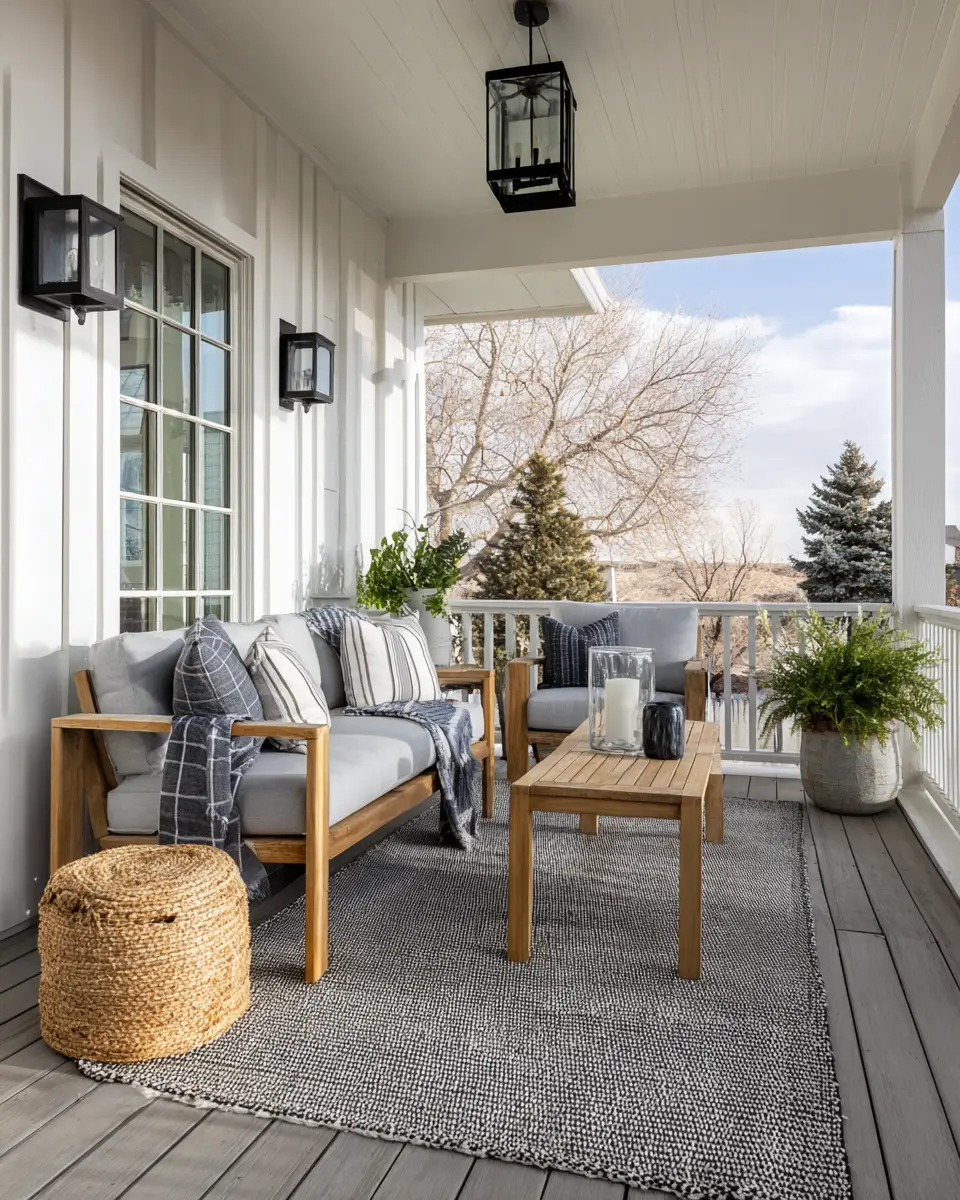 Small Space Contemporary Porch Decor Ideas