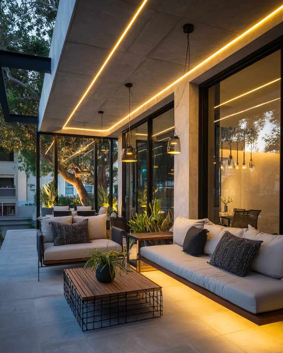 Small Space Contemporary Porch Decor Ideas