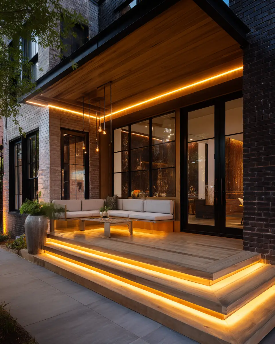 Small Space Contemporary Porch Decor Ideas