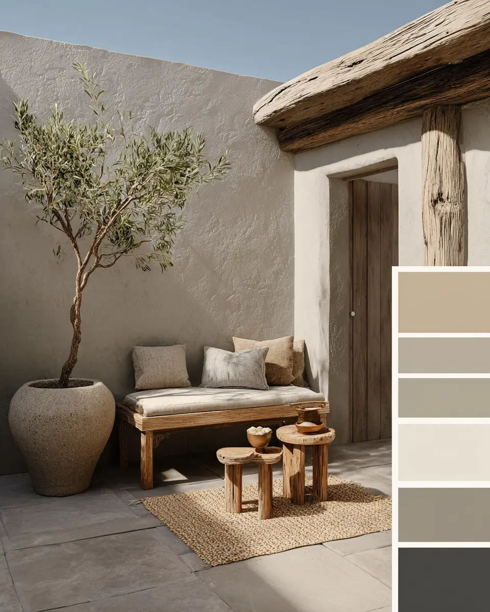 Small Space Japandi Patio Decor Ideas