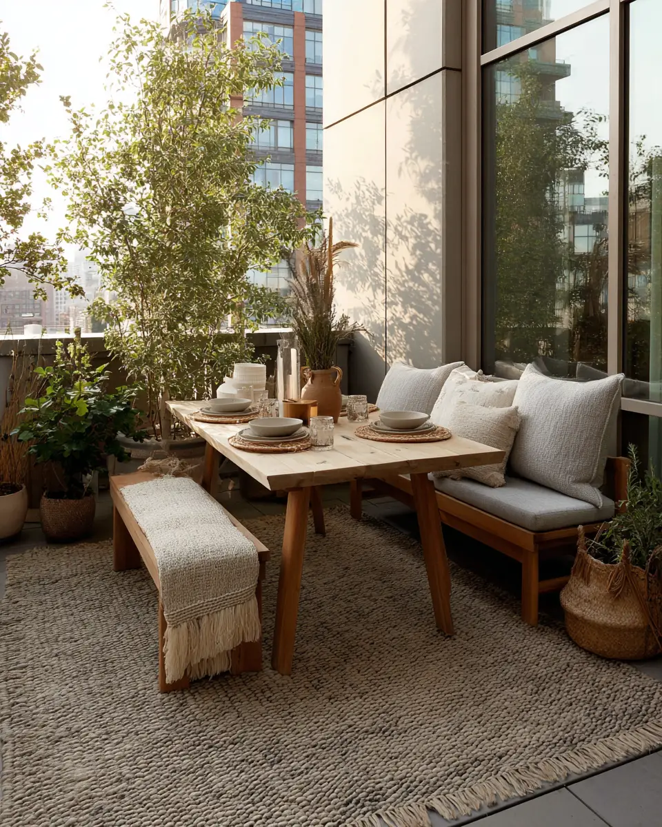 Small Space Japandi Patio Decor Ideas