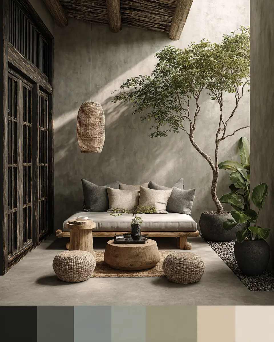 Small Space Japandi Patio Decor Ideas