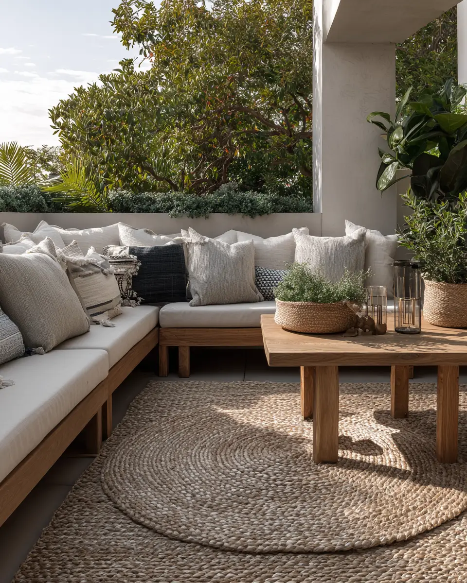 Small Space Japandi Patio Decor Ideas