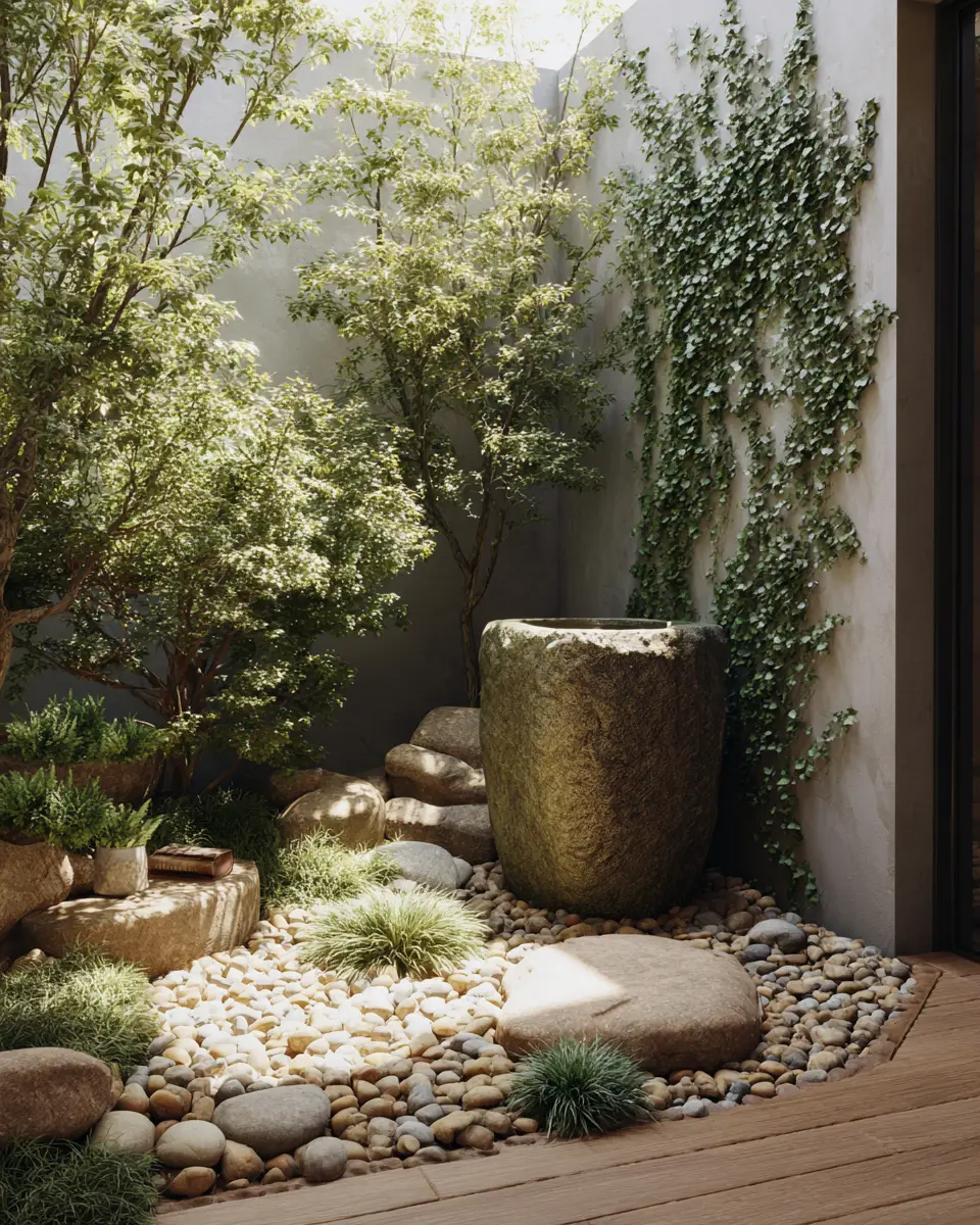 Small Space Japandi Patio Decor Ideas