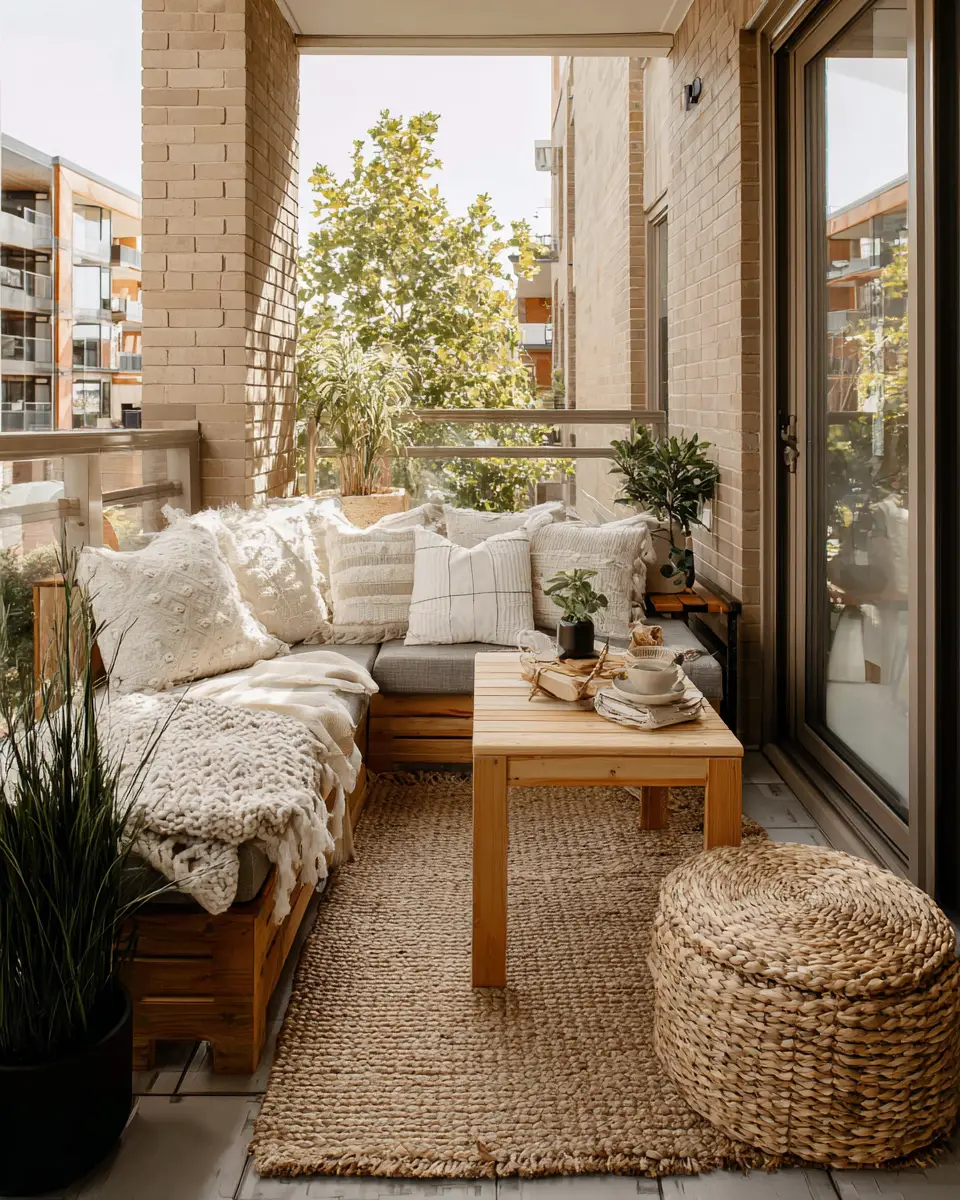 Small Space Japandi Patio Decor Ideas