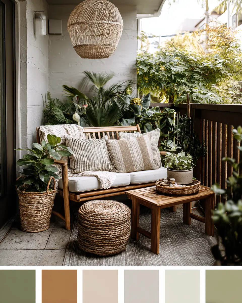 Small Space Japandi Patio Decor Ideas