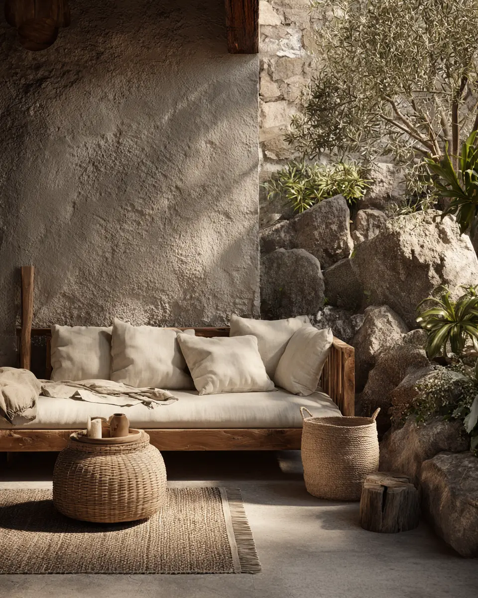 Small Space Japandi Patio Decor Ideas