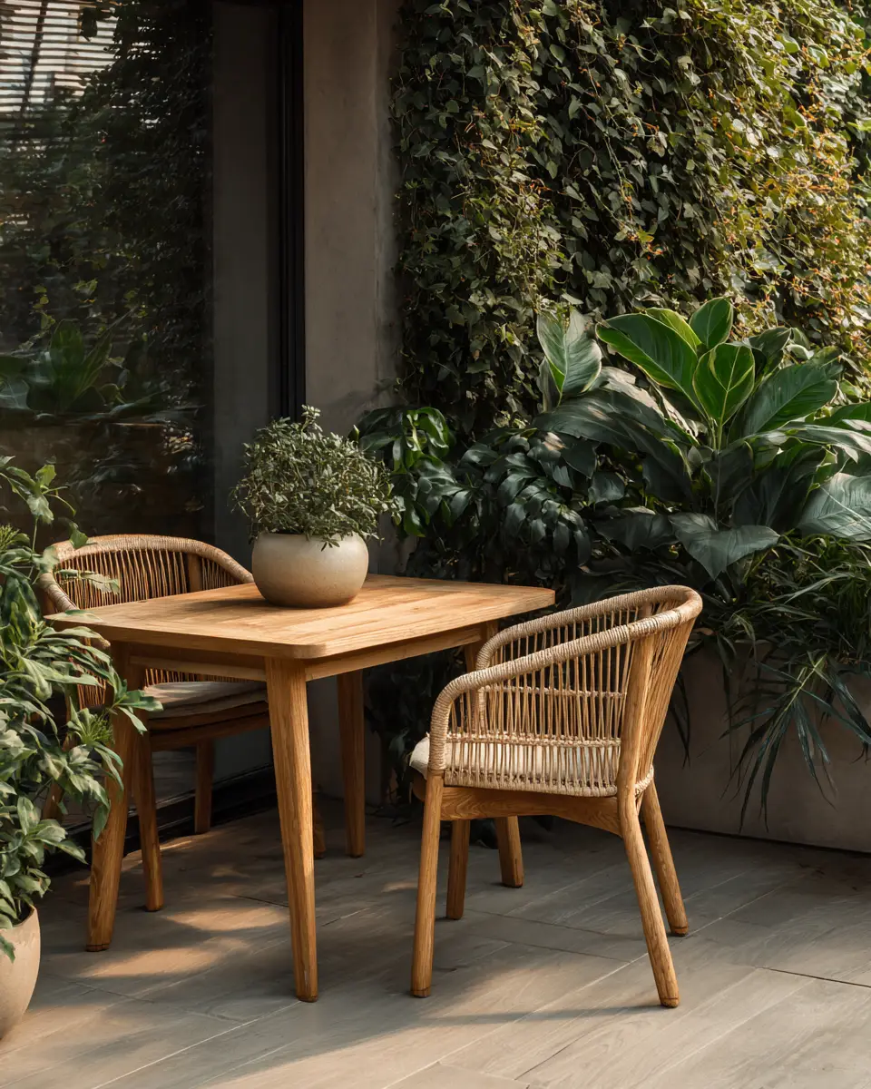 Small Space Japandi Patio Decor Ideas