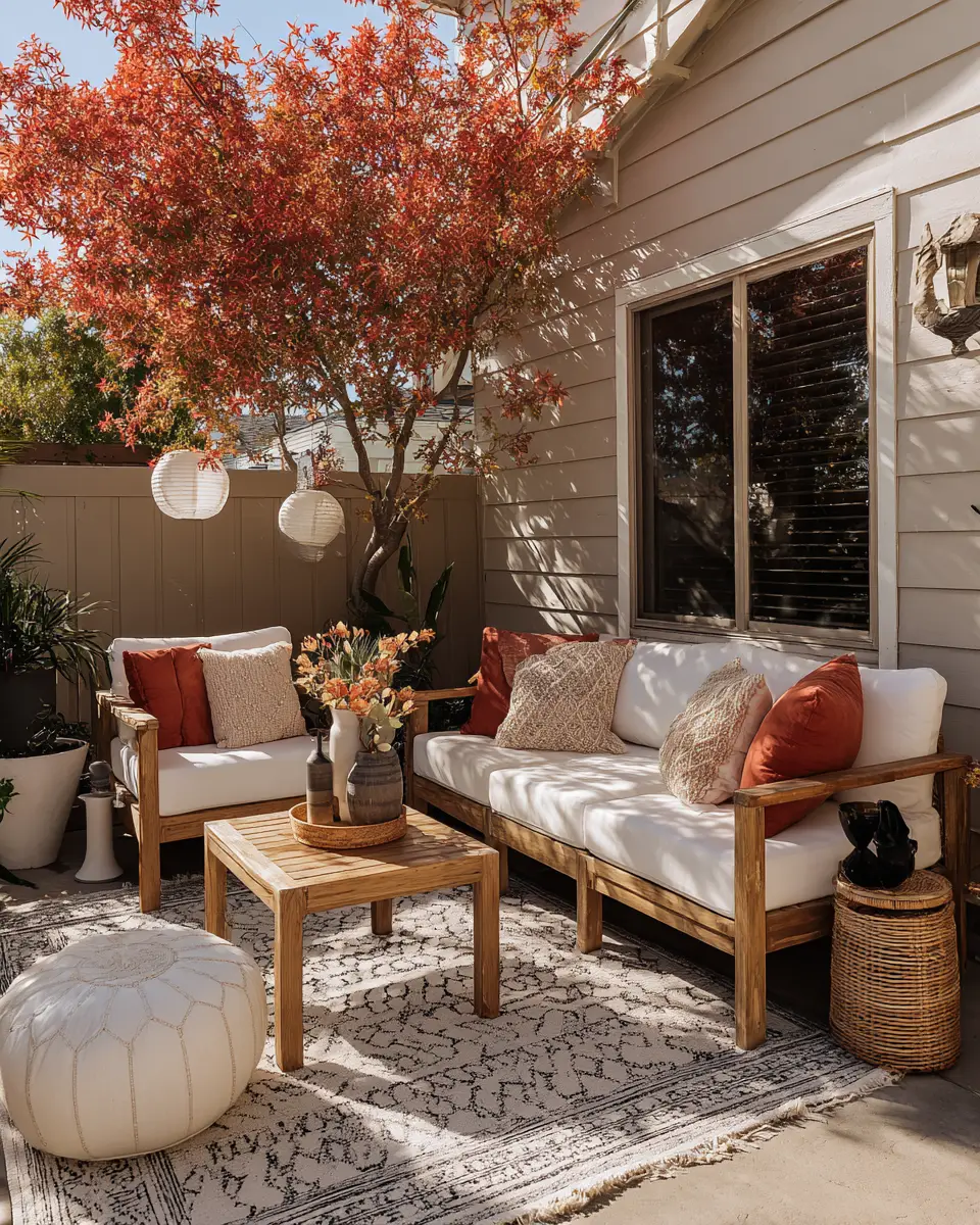 Small Space Japandi Patio Decor Ideas