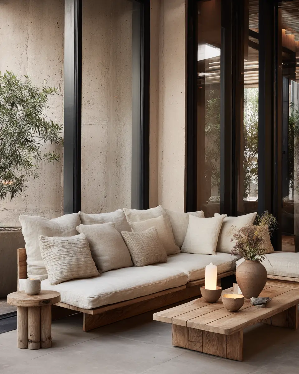 Small Space Japandi Patio Decor Ideas