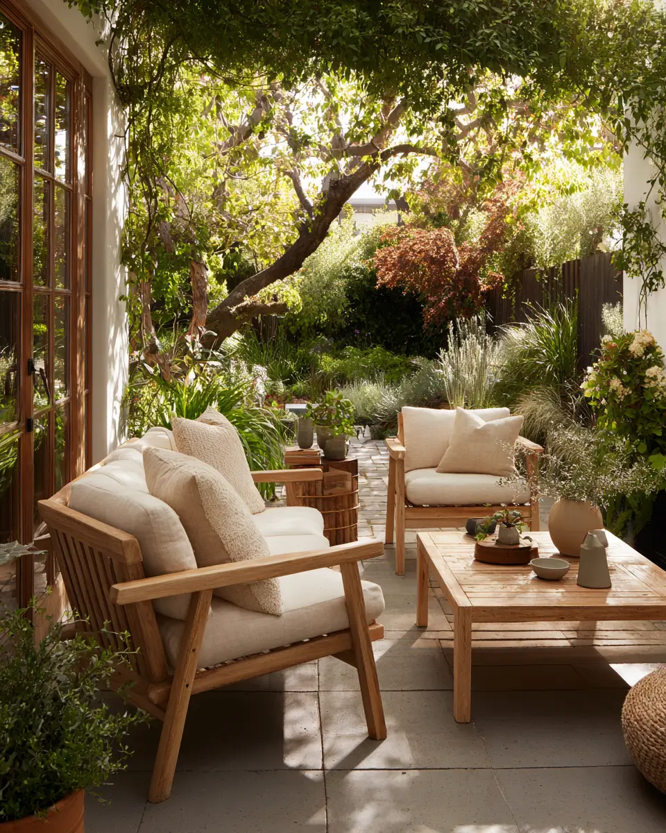 Small Space Japandi Patio Decor Ideas