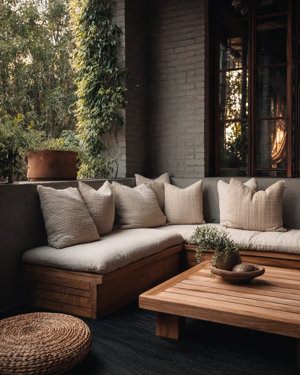 Small Space Japandi Patio Decor Ideas