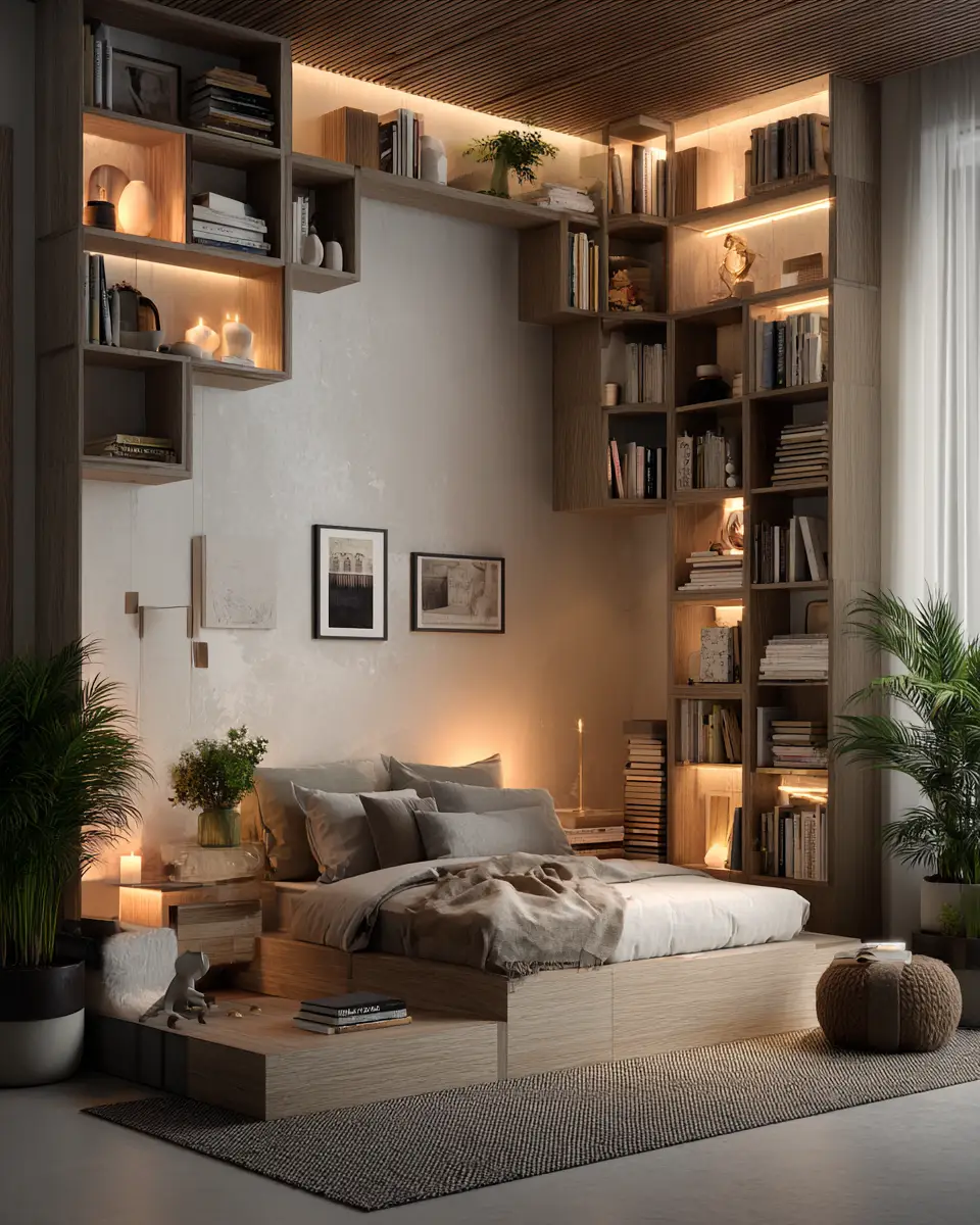 Small Space Modern Bedroom Decor Ideas