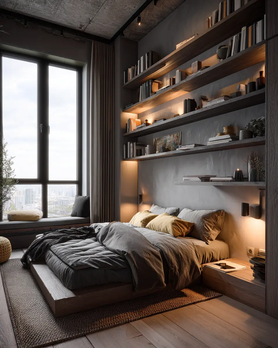 Small Space Modern Bedroom Decor Ideas