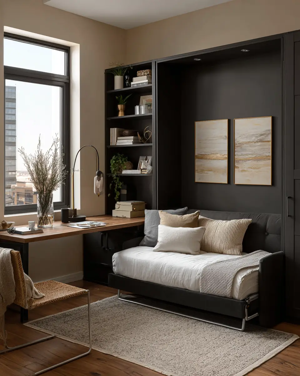 Small Space Modern Bedroom Decor Ideas