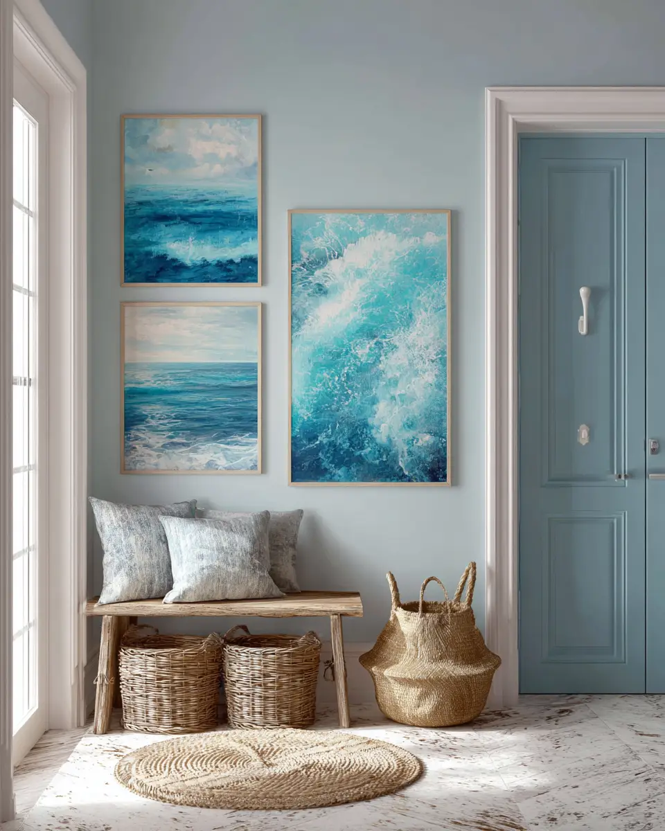 Soft Blue Bathroom Decor Ideas